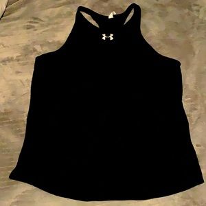Light weight mesh black workout tank top.